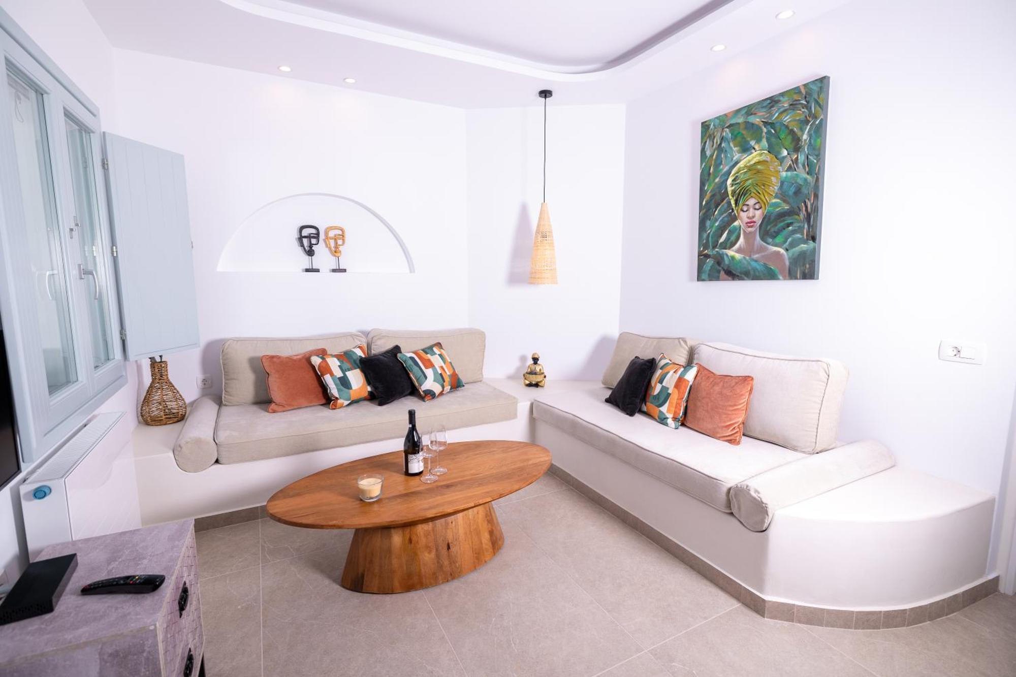Sn Santorini Apartments Kamari  Bagian luar foto