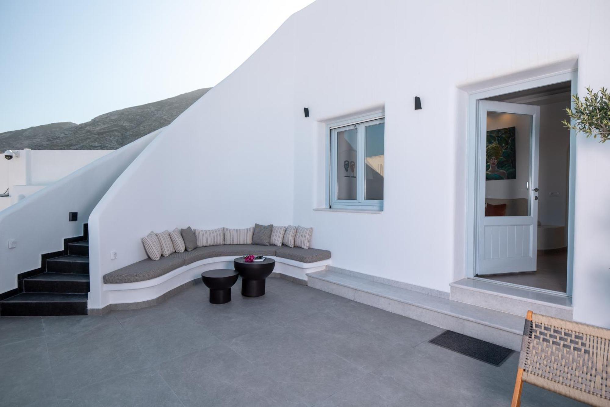 Sn Santorini Apartments Kamari  Bagian luar foto